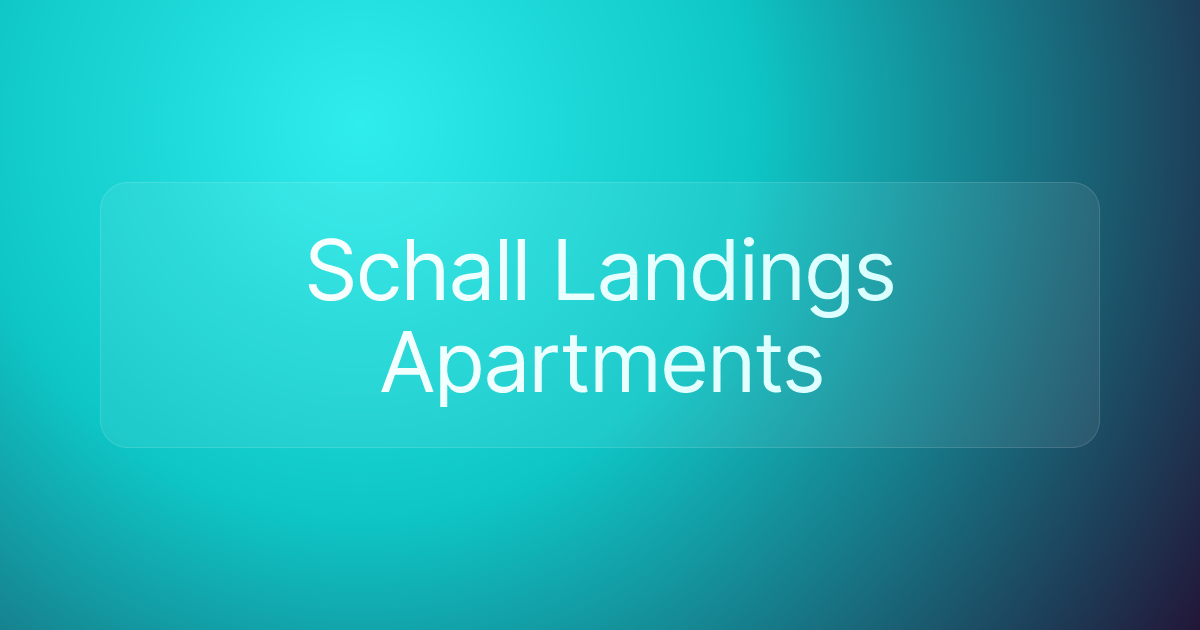 Schall Landings Apartments