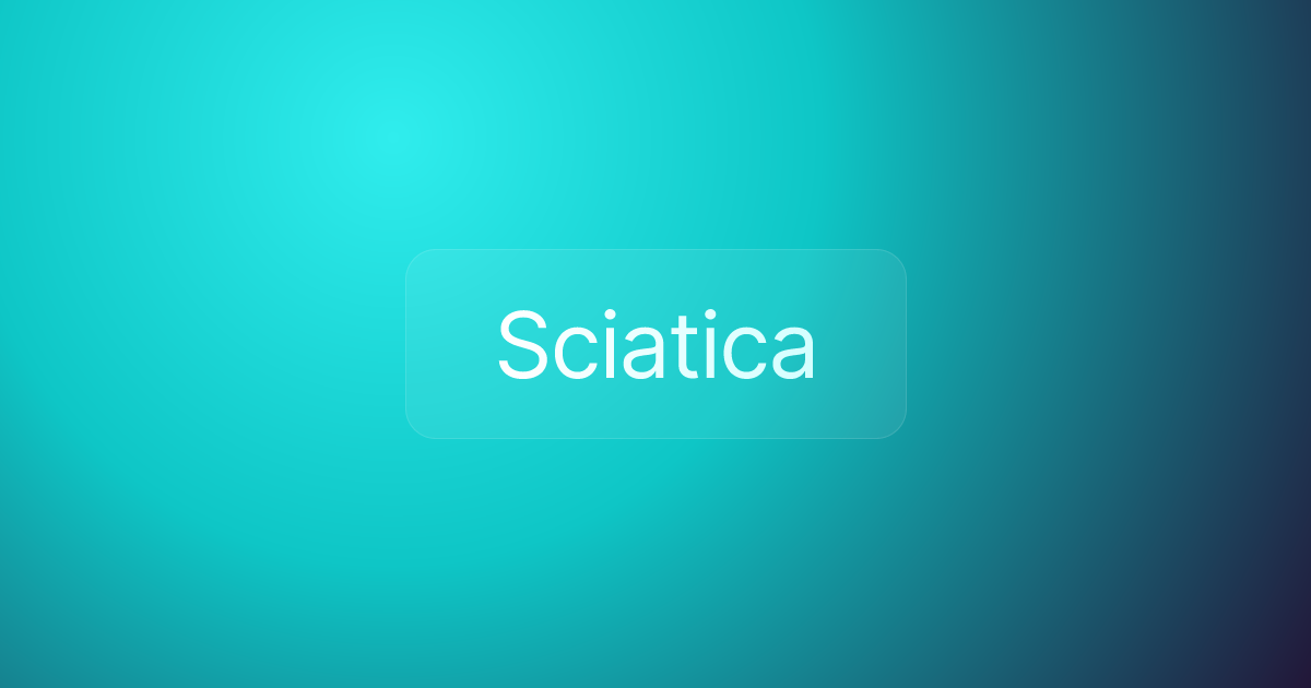 Sciatica
