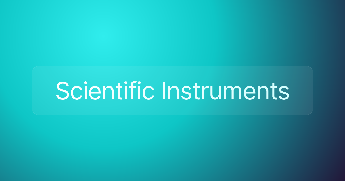 Scientific Instruments