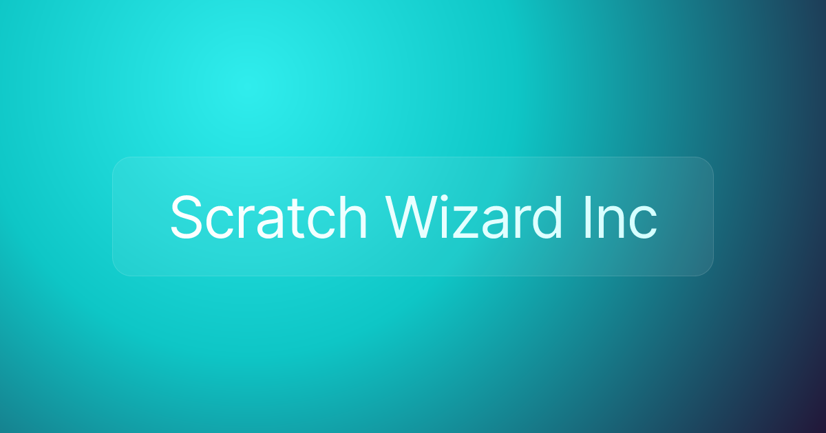 Scratch Wizard Inc