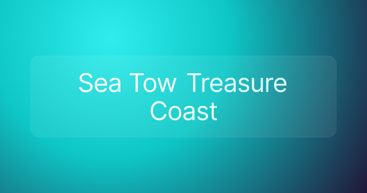 Sea Tow Treasure Coast