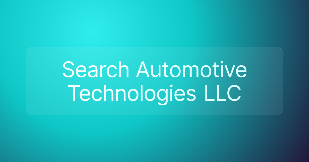 Search Automotive Technologies LLC