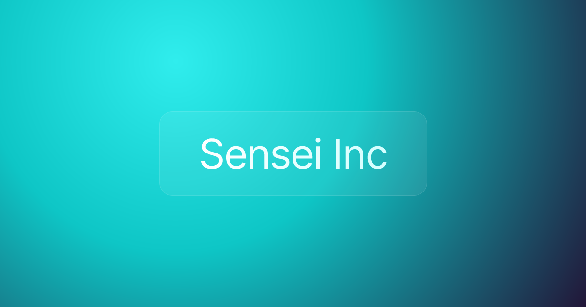 Sensei Inc