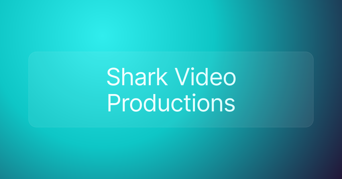 Shark Video Productions