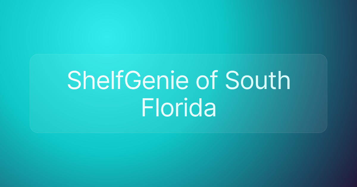 ShelfGenie of South Florida