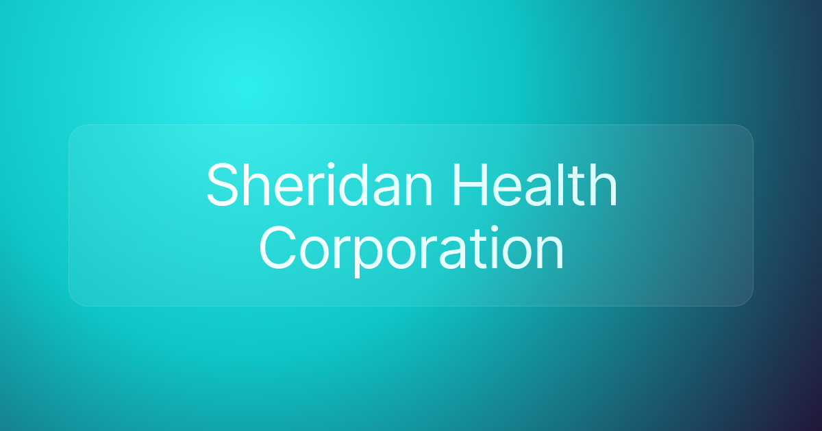 Sheridan Health Corporation