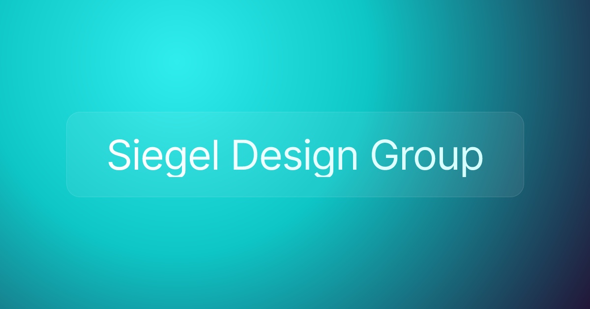 Siegel Design Group