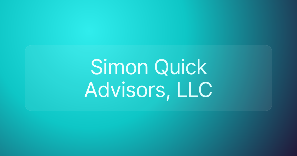 Simon Quick Advisors, LLC