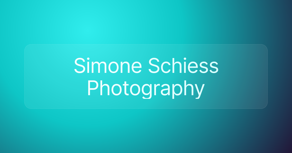 Simone Schiess Photography