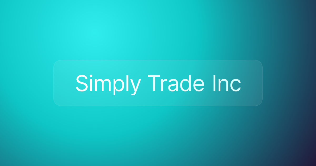 Simply Trade Inc