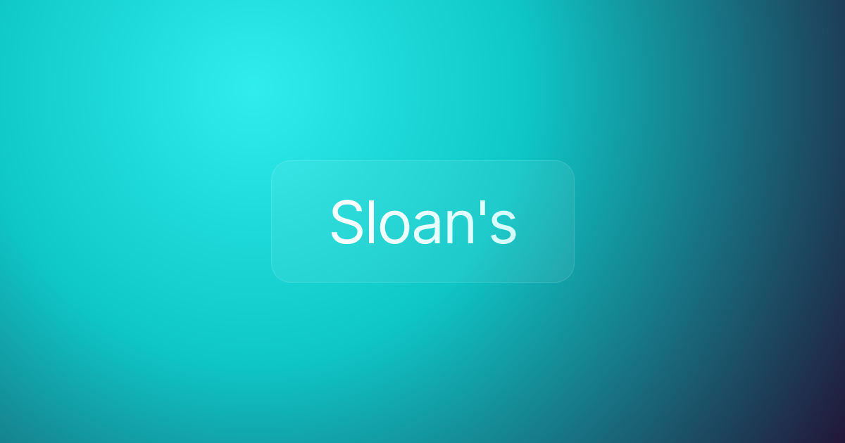 Sloan's