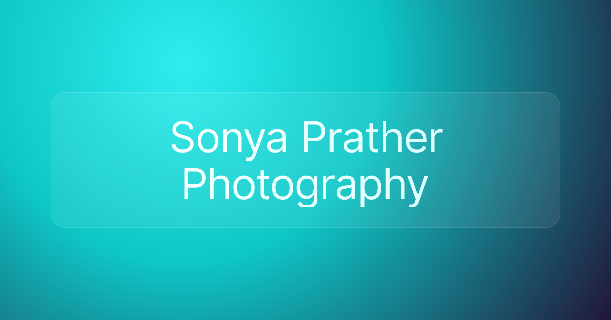 Sonya Prather Photography