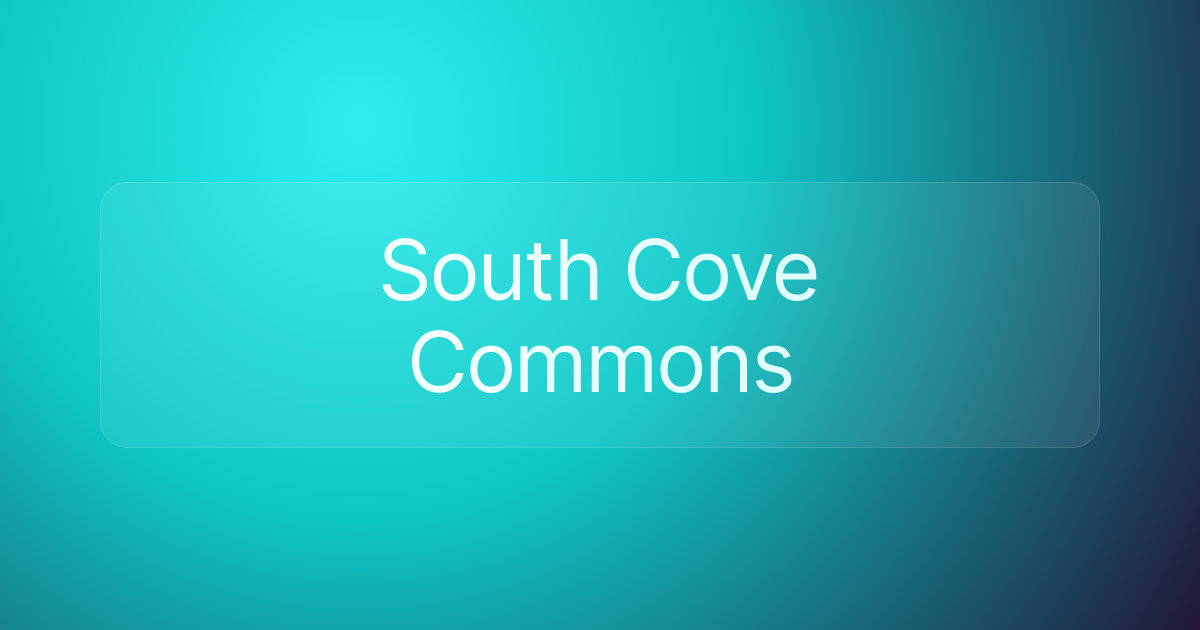 South Cove Commons