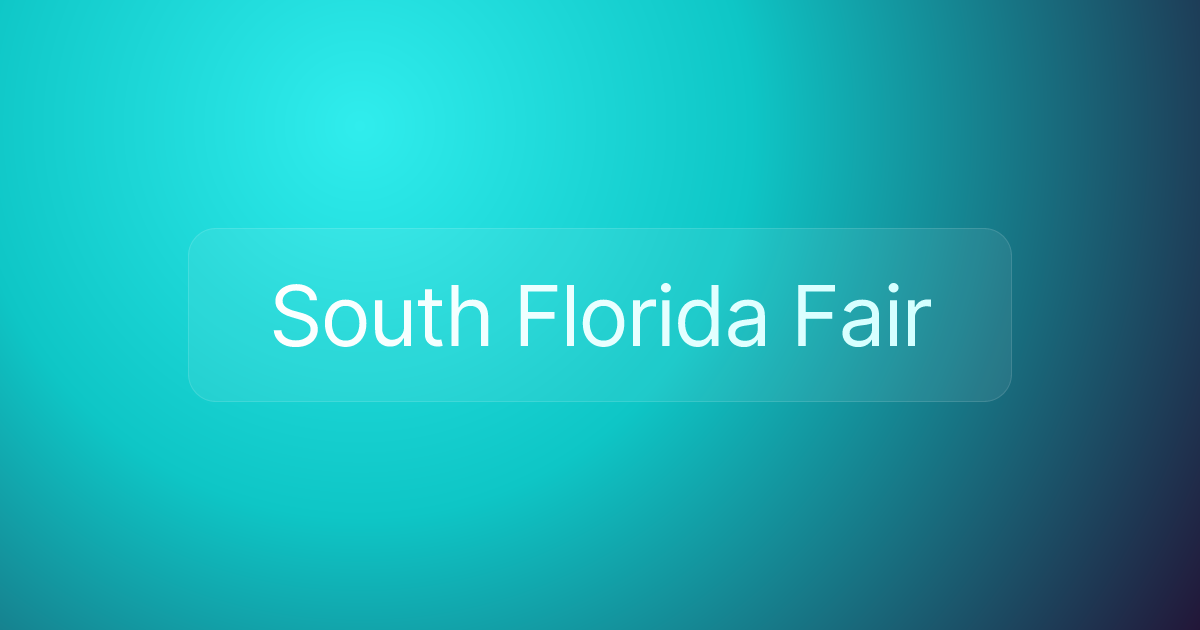 South Florida Fair