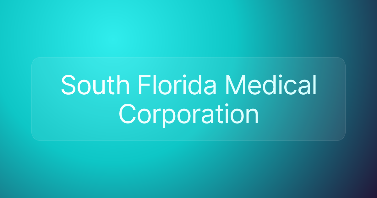 South Florida Medical Corporation