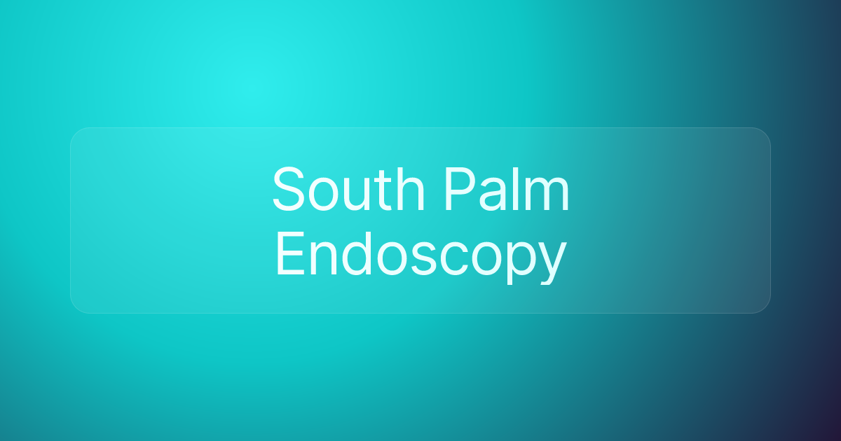 South Palm Endoscopy