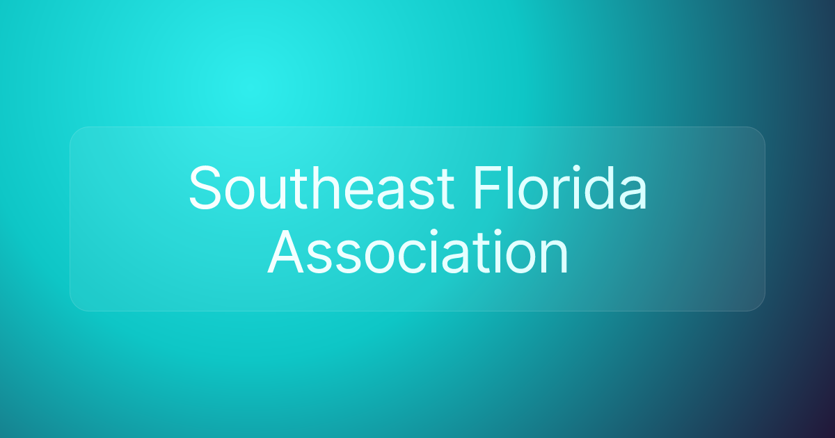 Southeast Florida Association