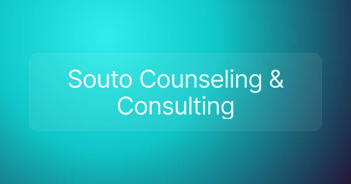 Souto Counseling & Consulting