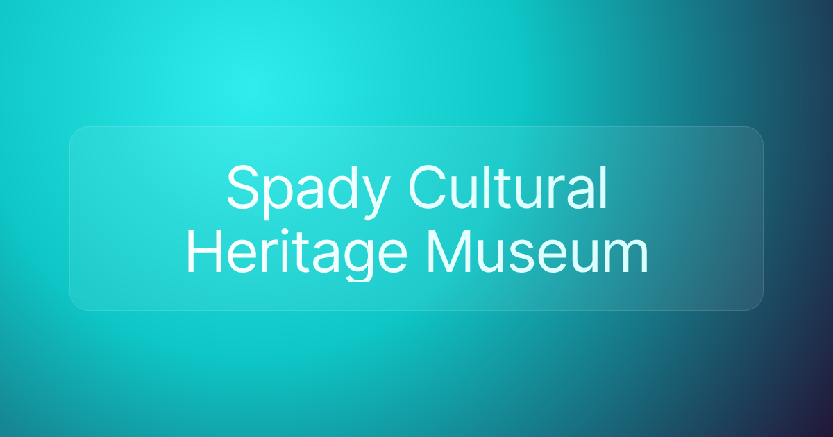Spady Cultural Heritage Museum