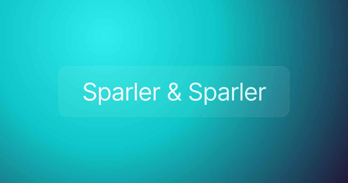 Sparler & Sparler