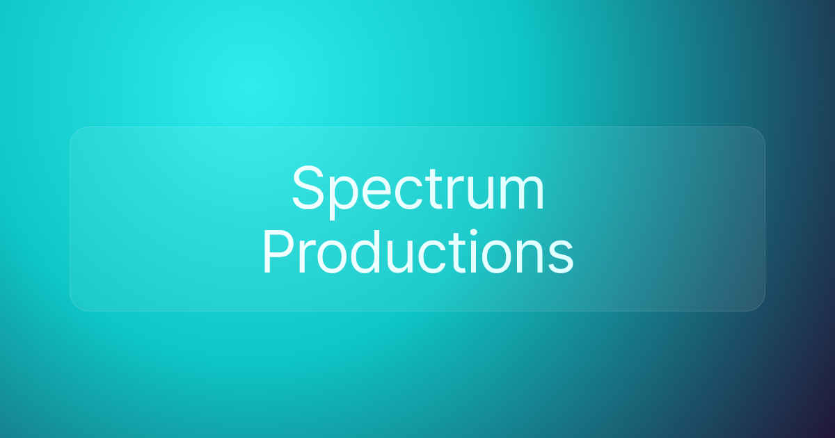 Spectrum Productions