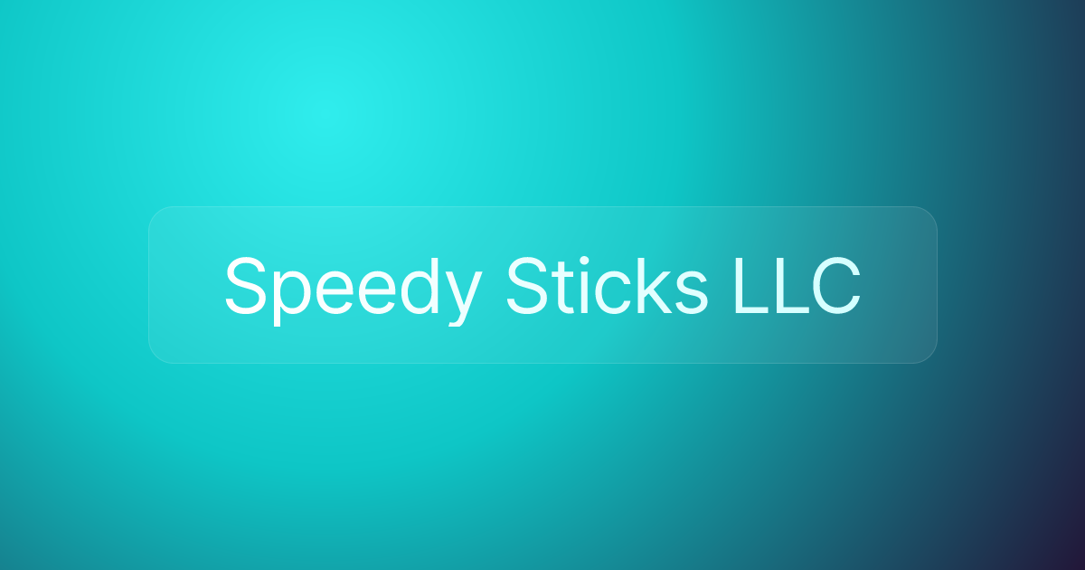 Speedy Sticks LLC