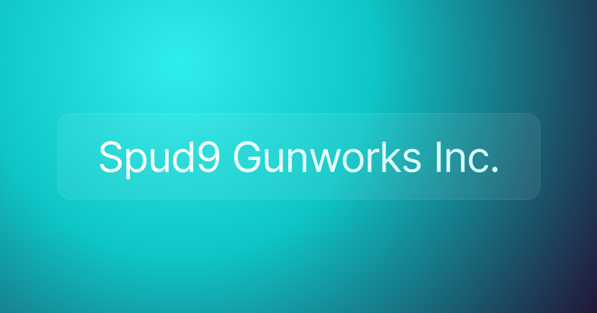Spud9 Gunworks Inc.