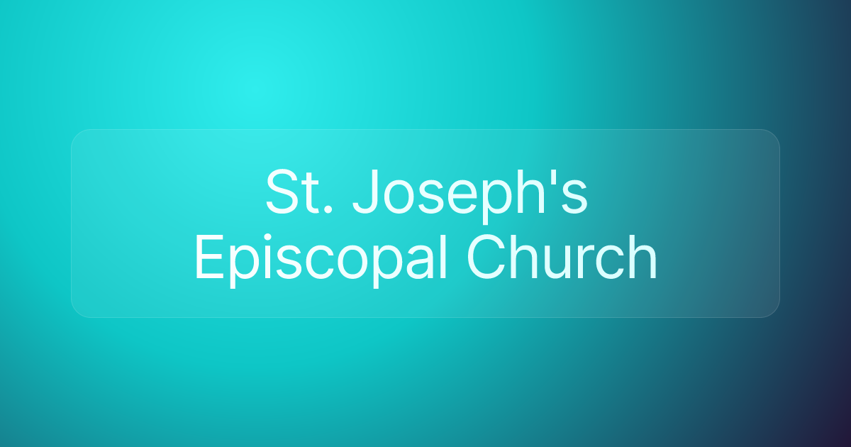 St. Joseph's Episcopal Church