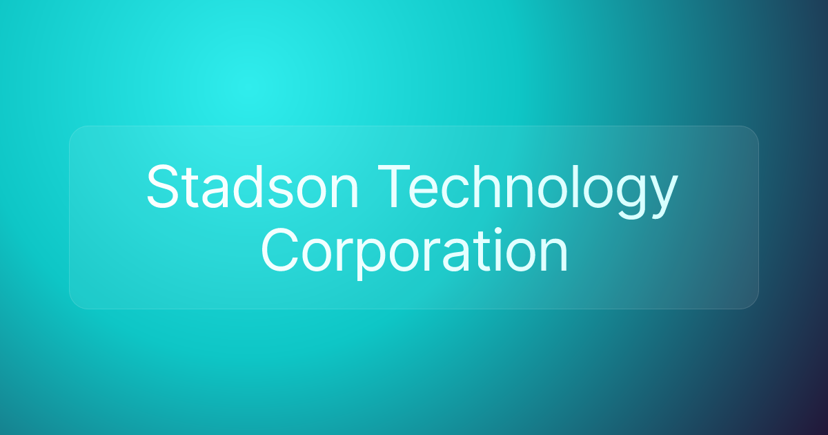 Stadson Technology Corporation