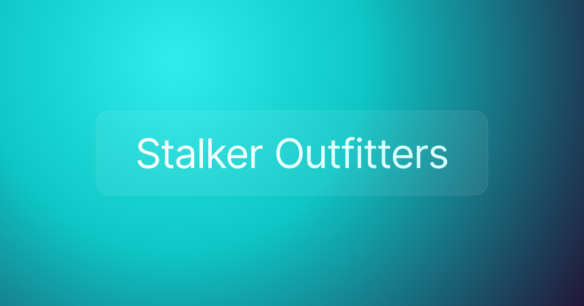 Stalker Outfitters