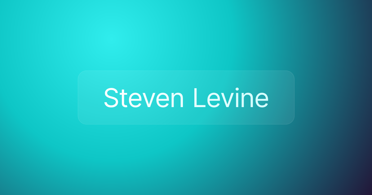Steven Levine
