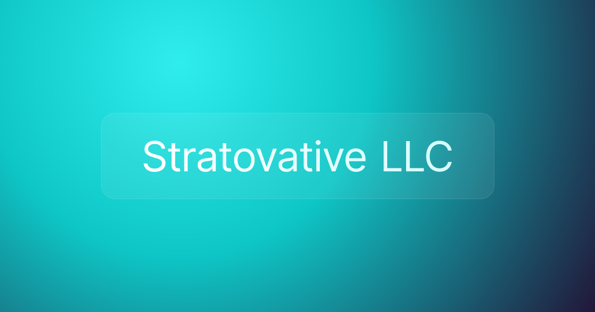 Stratovative LLC