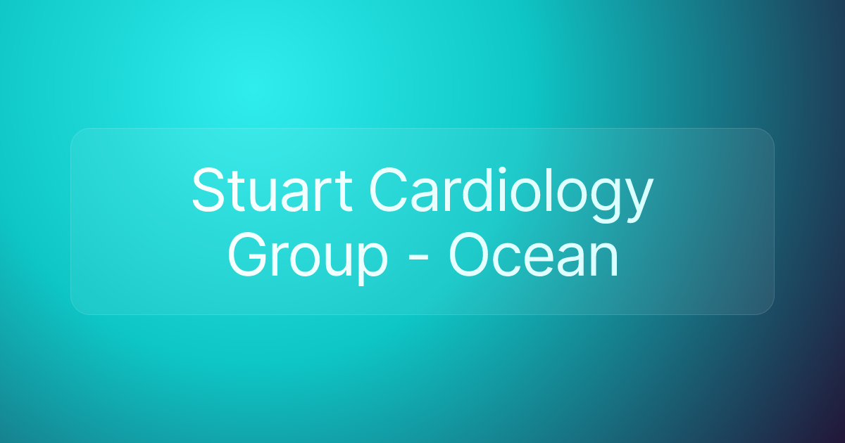 Stuart Cardiology Group - Ocean