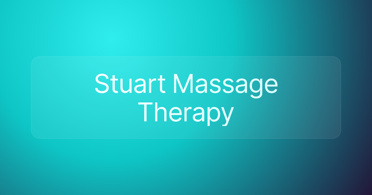 Stuart Massage Therapy