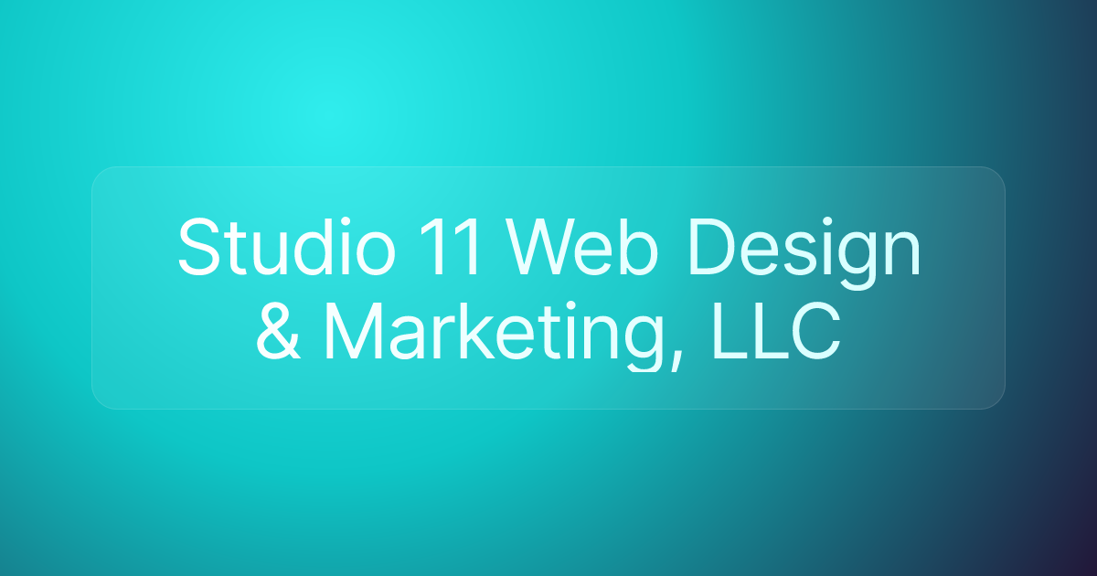 Studio 11 Web Design & Marketing, LLC
