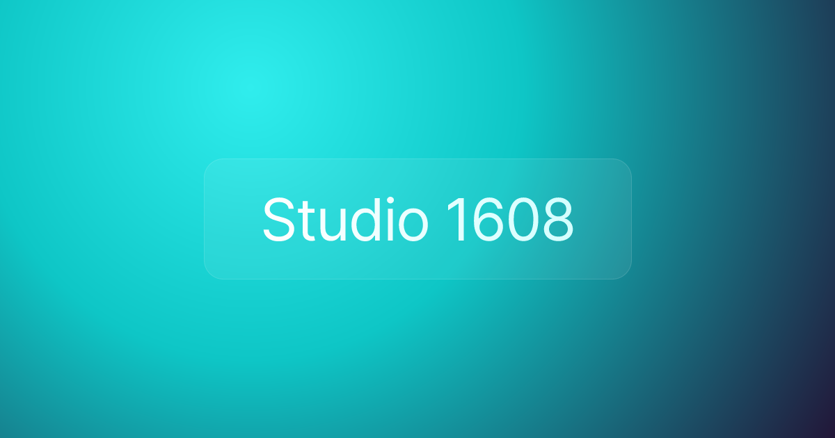 Studio 1608