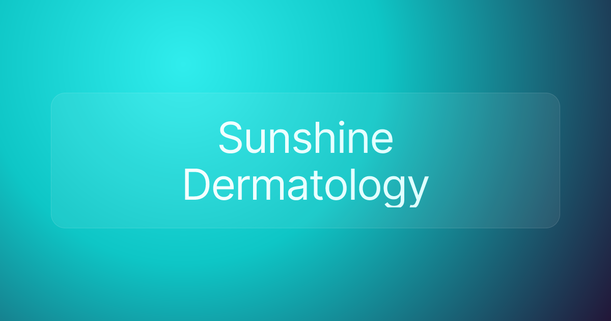 Sunshine Dermatology