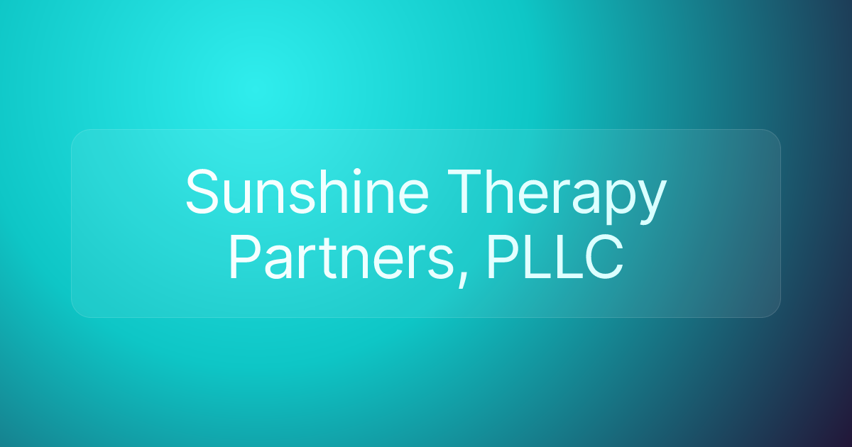 Sunshine Therapy Partners, PLLC