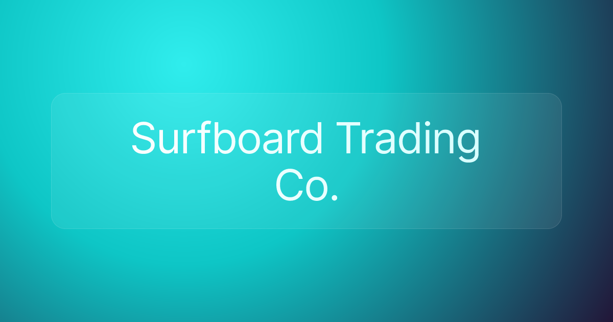 Surfboard Trading Co.