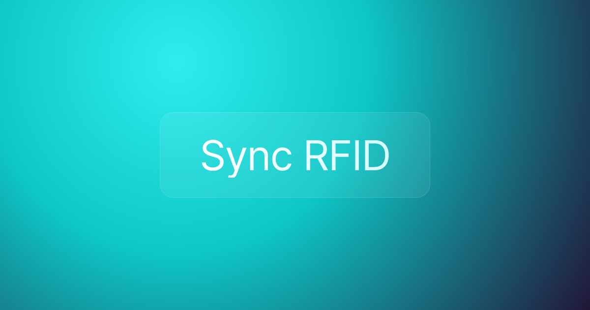 Sync RFID