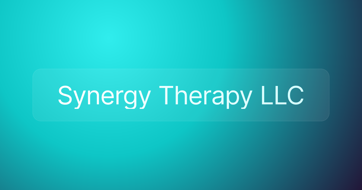 Synergy Therapy LLC