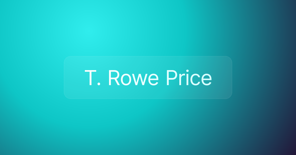 T. Rowe Price