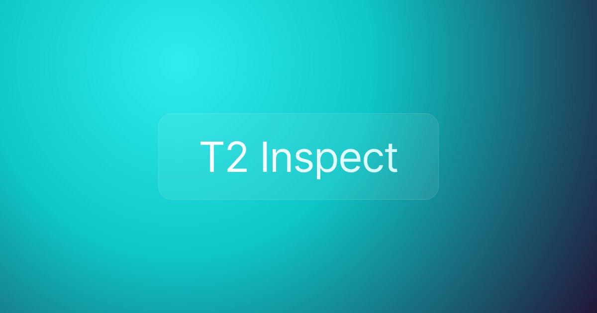 T2 Inspect