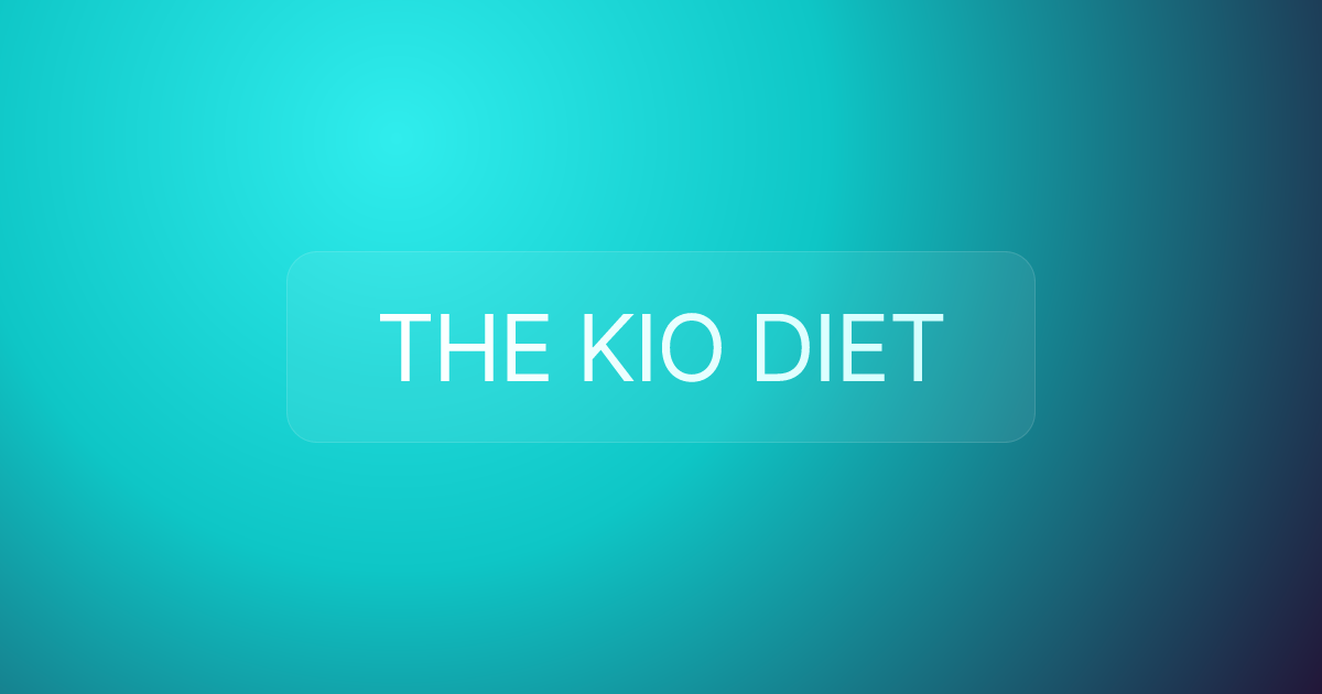 THE KIO DIET