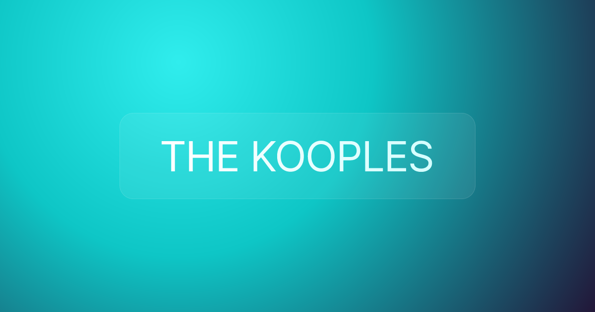 THE KOOPLES