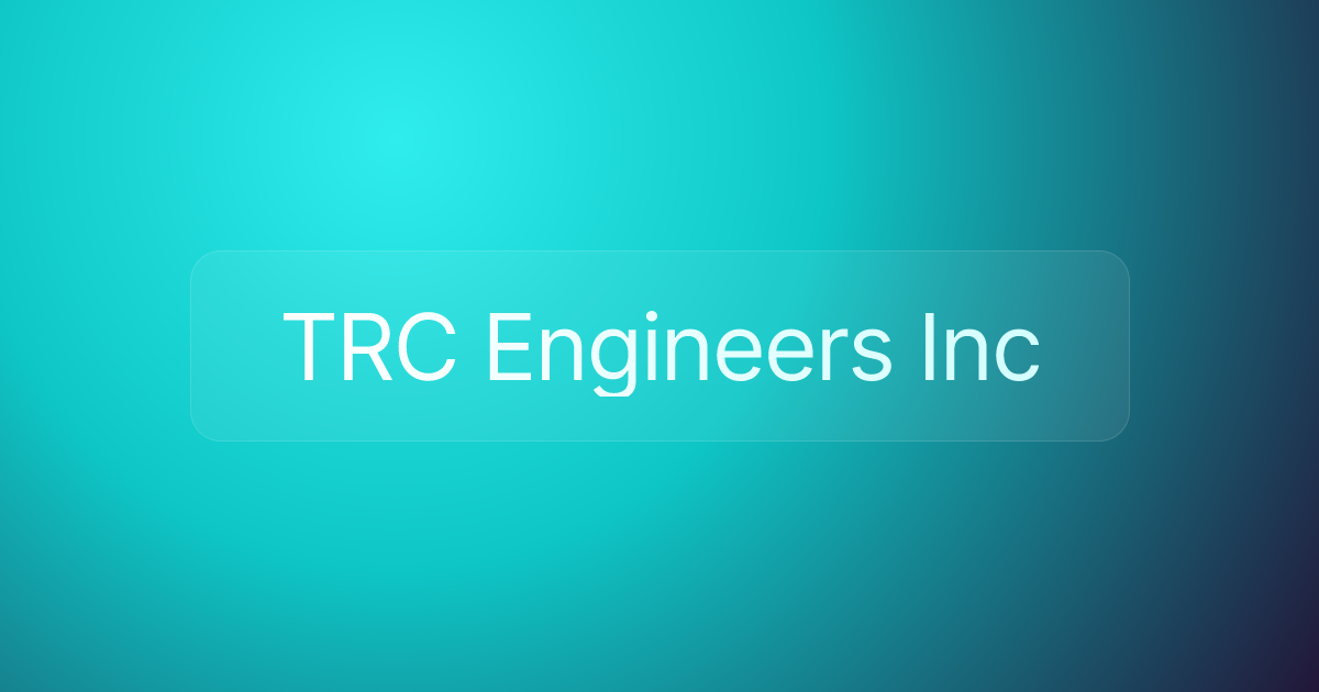 TRC Engineers Inc