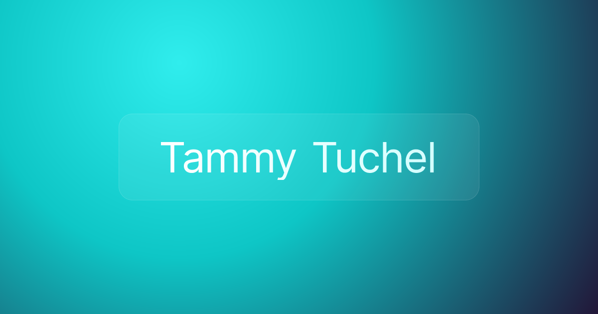 Tammy Tuchel