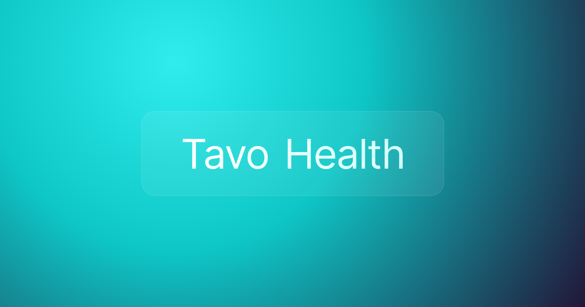 Tavo Health