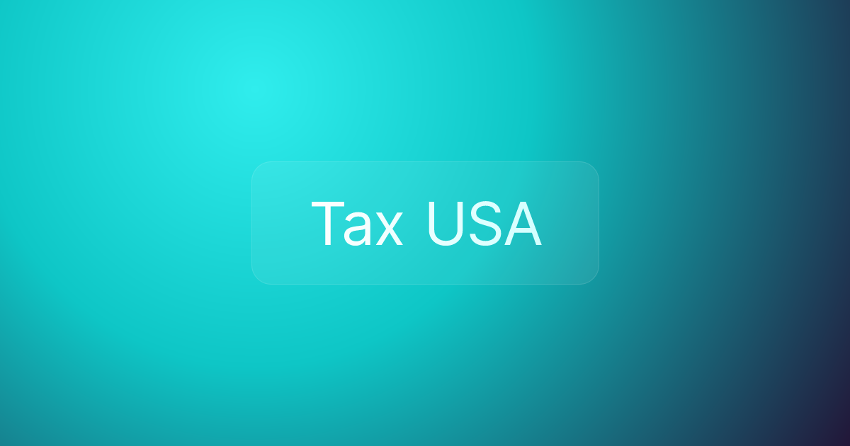 Tax USA