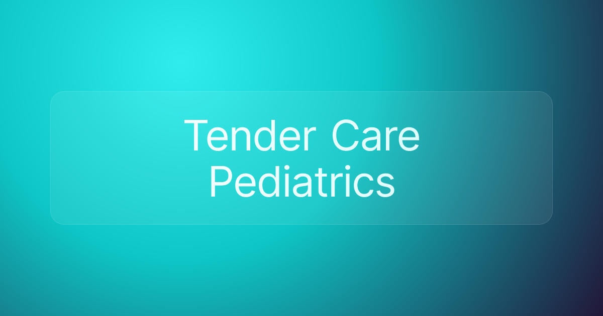 Tender Care Pediatrics